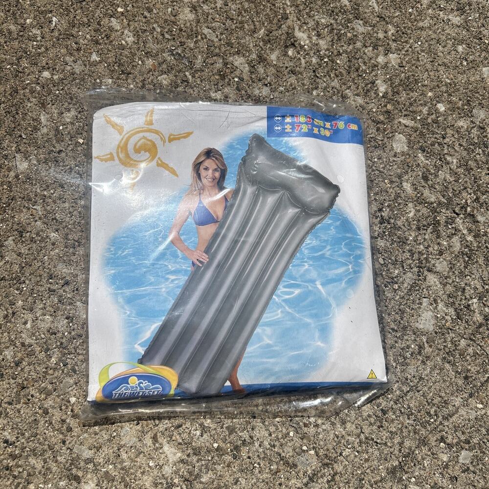 Intex The Wet Set Inflatable Pool Float 72" x 30" Sun-Tanner Deluxe Mat 2006 New